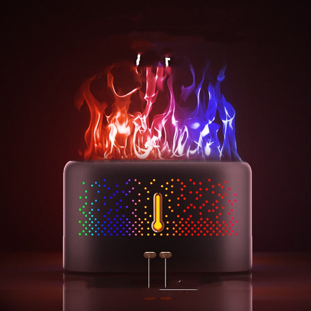 Ultrasonic Aromatherapy Diffuser - Home Flame Humidifier - Golden Greatness